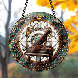 Personalized Gifts For Music Lovers Piano Suncatcher Ornament 29acqn240824 - Ornament - GoDuckee