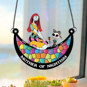 Personalized Gifts For Autism Mom Suncatcher Ornament Mother Of Nightism 02OHMH270225 - Ornament - GoDuckee