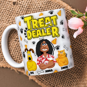 Personalized Gifts For Mom Coffee Mug Treat Dealer 01XQLU040325PA - Coffee Mug - GoDuckee