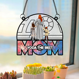 Personalized Gifts For Mom Suncatcher Window Hanging Ornament 01qhpu260424hhhg Mother's Day - Ornaments - GoDuckee