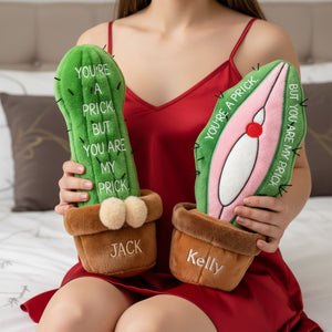 Prick Couple Custom Shape Pillow, Personalized Gifts For Couple 06qhmg151125 - Pillow - GoDuckee