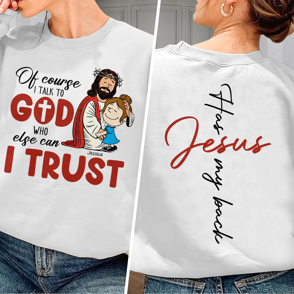 Personalized Gifts For Christians Shirt, Hugging Jesus 02qhqn080124hg - Shirts - GoDuckee