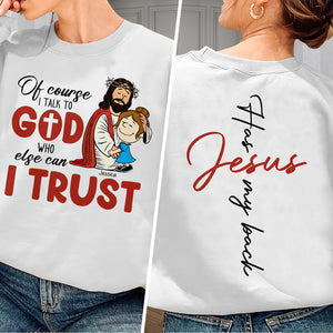Personalized Gifts For Christians Shirt, Hugging Jesus 02qhqn080124hg - Shirts - GoDuckee