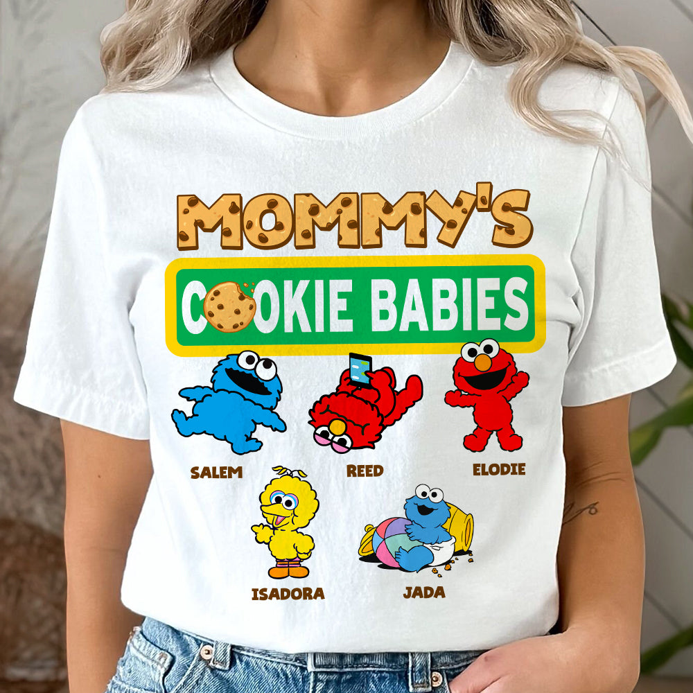 Personalized Gifts For Mom Shirt Mommy's Cookie Babies 01KADT020324 - 2D Shirts - GoDuckee