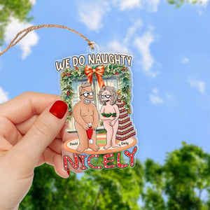 Personalized Gifts For Naughty Couple Ornament 03kaqn200724hg - Ornament - GoDuckee