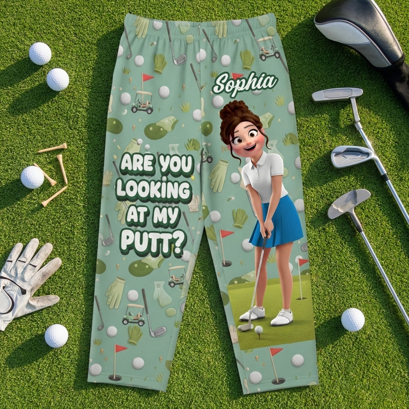 Personalized Funny Gifts For Golf Lovers Pajama Pants 03natn170126 - Pajama Pant - GoDuckee