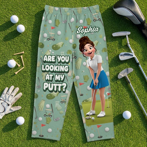 Personalized Funny Gifts For Golf Lovers Pajama Pants 03natn170126 - Pajama Pant - GoDuckee