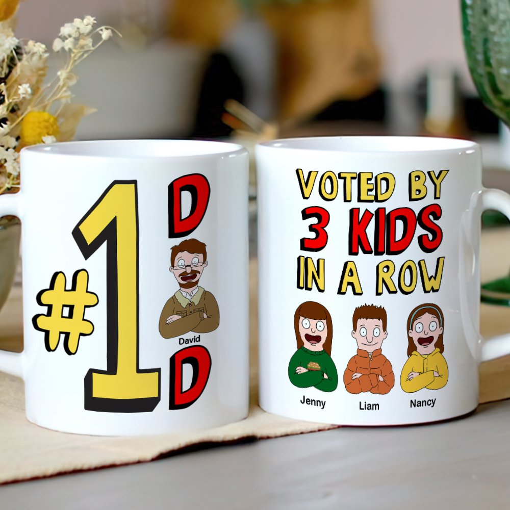 Personalized Gifts For Mom Coffee Mug 061topu120225hg #1 Mom - Coffee Mug - GoDuckee