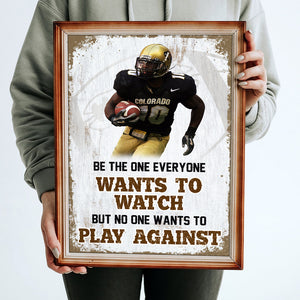 Football Gifts for Players, Personalized Canvas Poster - Poster & Canvas - GoDuckee