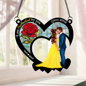 Personalized Gifts For Couples Suncatcher Window Hanging Ornament 03htpu170524pa - Ornaments - GoDuckee