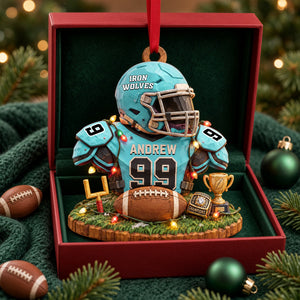 Bulk Up Sport Wood Effect Ornament, Personalized Gifts 03QHLU141026 - Ornament - GoDuckee