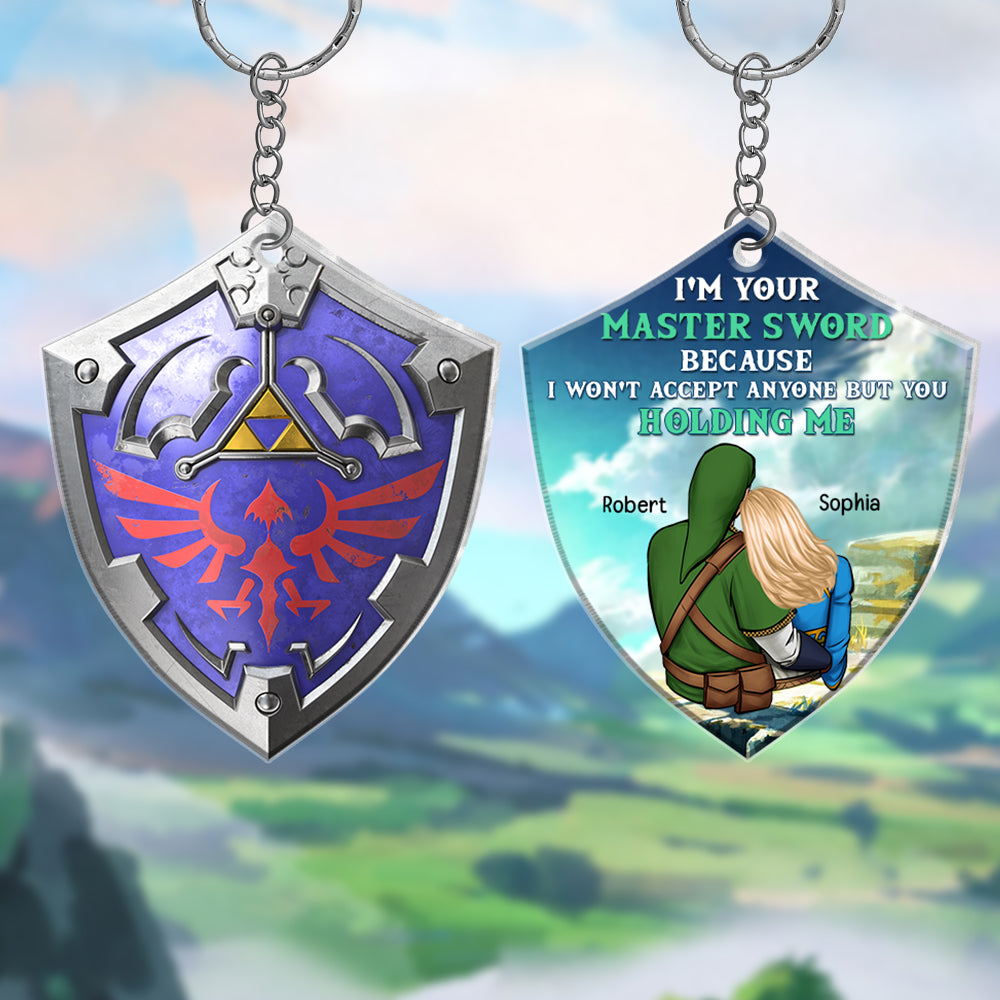 Every Princess Needs A Hero-Personalized Keychain- Gift For Couple- Couple Keychain- PW-KCH-04htqn100723hh - Keychains - GoDuckee