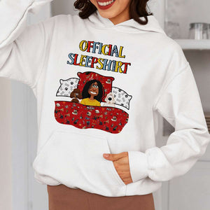 Personalized Gifts For Mom Dog Lover Shirt Official Sleepshirt 02XQMH210125PA - Shirts - GoDuckee