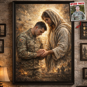 In God We Trust Canvas Personalized Gifts For Veterans 05TGDT010426 - Poster & Canvas - GoDuckee