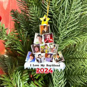 Custom Photo Gifts For Fans Christmas Ornament 032HUTI140824 - Ornament - GoDuckee