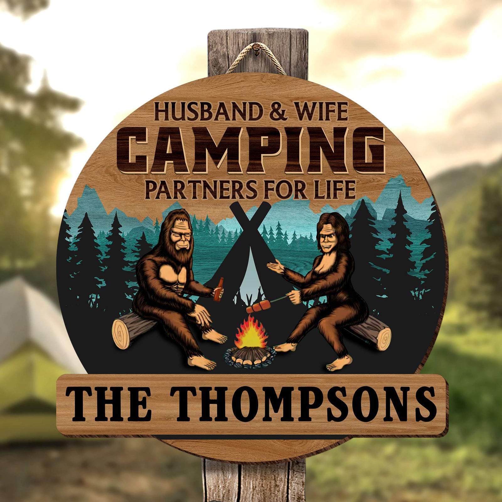Personalized Gifts For Couple Wood Sign 05NAQN120624 - Wood Signs - GoDuckee