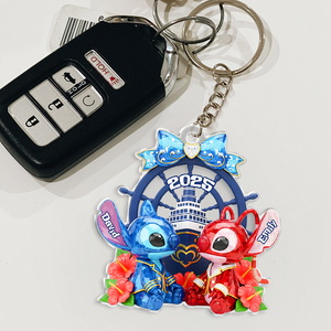 Cruise Ship Couple Acrylic Keychain - Personalized Gifts For Couples 07NAPU280525 - Keychains - GoDuckee