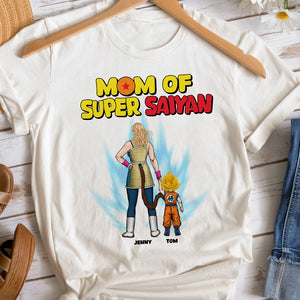 Personalized Gifts For Mom Shirt Mom Of Super Saiyan 01qhtn010324hh Mother's Day Gifts - 2D Shirts - GoDuckee