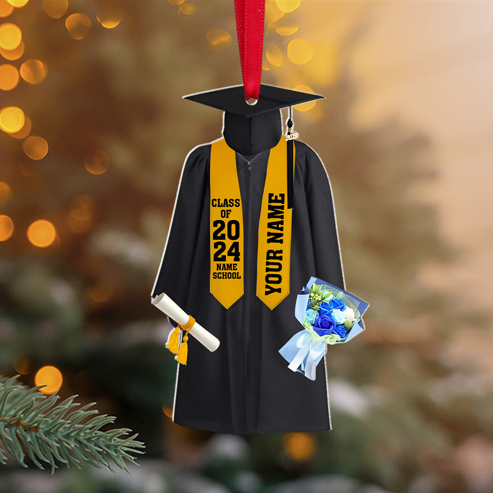 Personalized Gifts For Fresh Graduate Christmas Ornament 02ohtn170924 - Ornament - GoDuckee