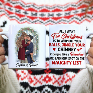 Earn Our Spot On The Naughty List, Personalized 01NATN071123DA Coffee Mug - Coffee Mug - GoDuckee