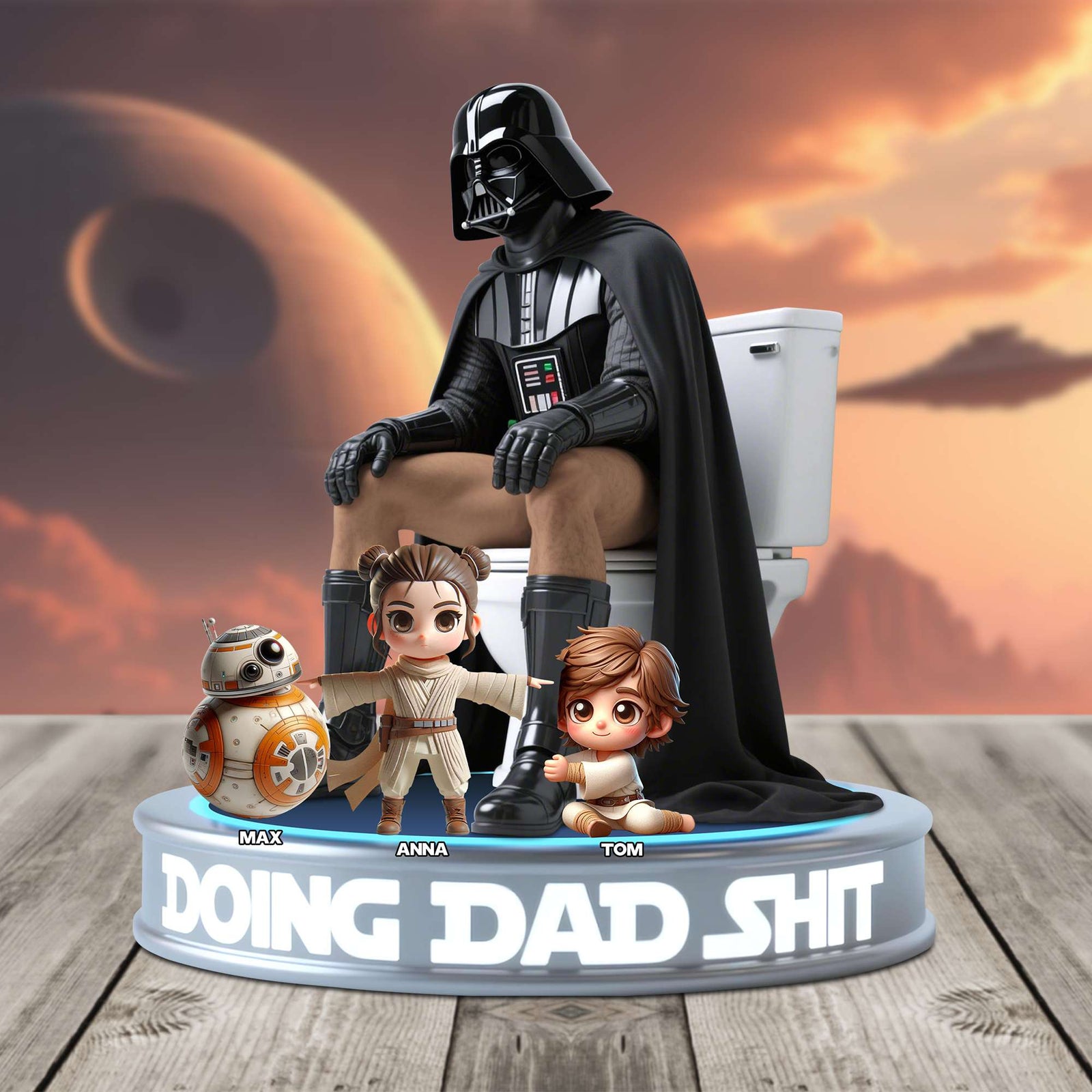 Funny Warrior Acrylic Plaque Personalized Gifts For Dad 01OHTN160525 - Shaped Plaques - GoDuckee