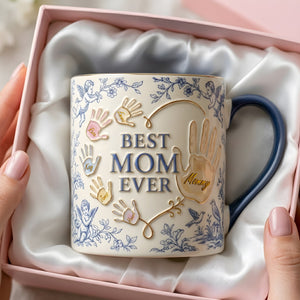 Best Mom Ever - Toile De Jouy Accent Mug - Personalized Gifts For Mothers 02palu080426 - Coffee Mug - GoDuckee