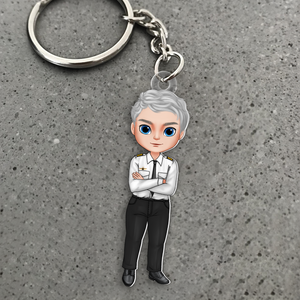 Personalized Gifts For Pilot Keychain 031acpu121124 - Keychains - GoDuckee