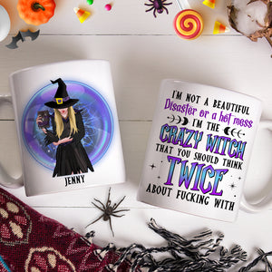 I'm The Crazy Witch Personalized Coffee Mug, Gift For Witch Lover - Coffee Mug - GoDuckee