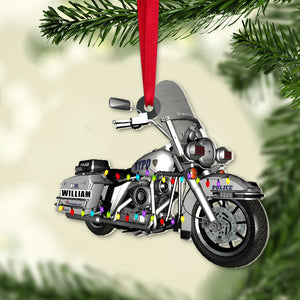 Personalized Police Vehicle Ornament, Christmas Ornament, Gift For Police Officer - Ornament - GoDuckee