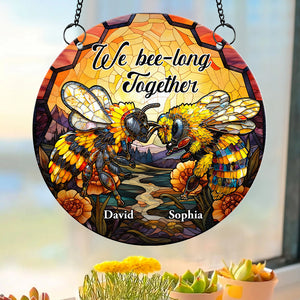 Personalized Gifts For Couple Suncatcher Ornament 03TGDT091224 - Ornament - GoDuckee