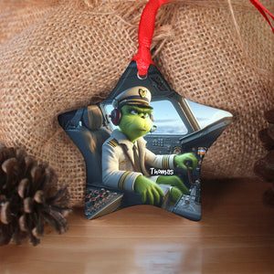 Personalized Gifts For Pilot Christmas Ornament 04OHDT211124 - Ornament - GoDuckee