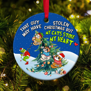 Personalized Gifts For Cat Lover Christmas Ornament 03acpu211024 - Ornament - GoDuckee