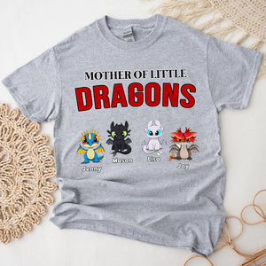 Personalized Gifts For Mom Shirt Mother Of Little Dragons 02HTMH060324 - 2D Shirts - GoDuckee