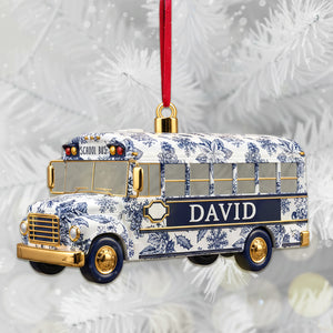 Personalized Gifts For School Bus Drivers Christmas Ornament 07pgmg081025 - Ornament - GoDuckee