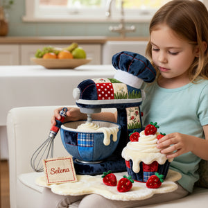 Cute Baking Mixer Pillow - Personalized Gifts For Bakers 06PALU111225 - Pillow - GoDuckee