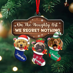 Custom Photo Christmas Gifts For Pet Lovers Ornament 01XQLU141024 - Ornament - GoDuckee