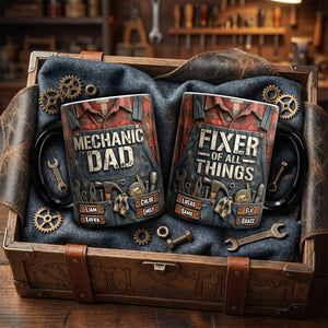 Fixer Of All Things Magic Mug - Personalized Gifts For Mechanic Dad 04TODH050526 - Coffee Mug - GoDuckee