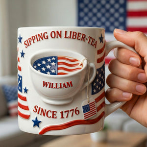 Proud Liber-tea Mug, Personalized Gifts For Tea Lovers 03QHQN280226 - Coffee Mug - GoDuckee