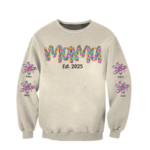 Personalized Gifts For Mom Shirt Mama Flower 06XQQN100325 - AOP Products - GoDuckee