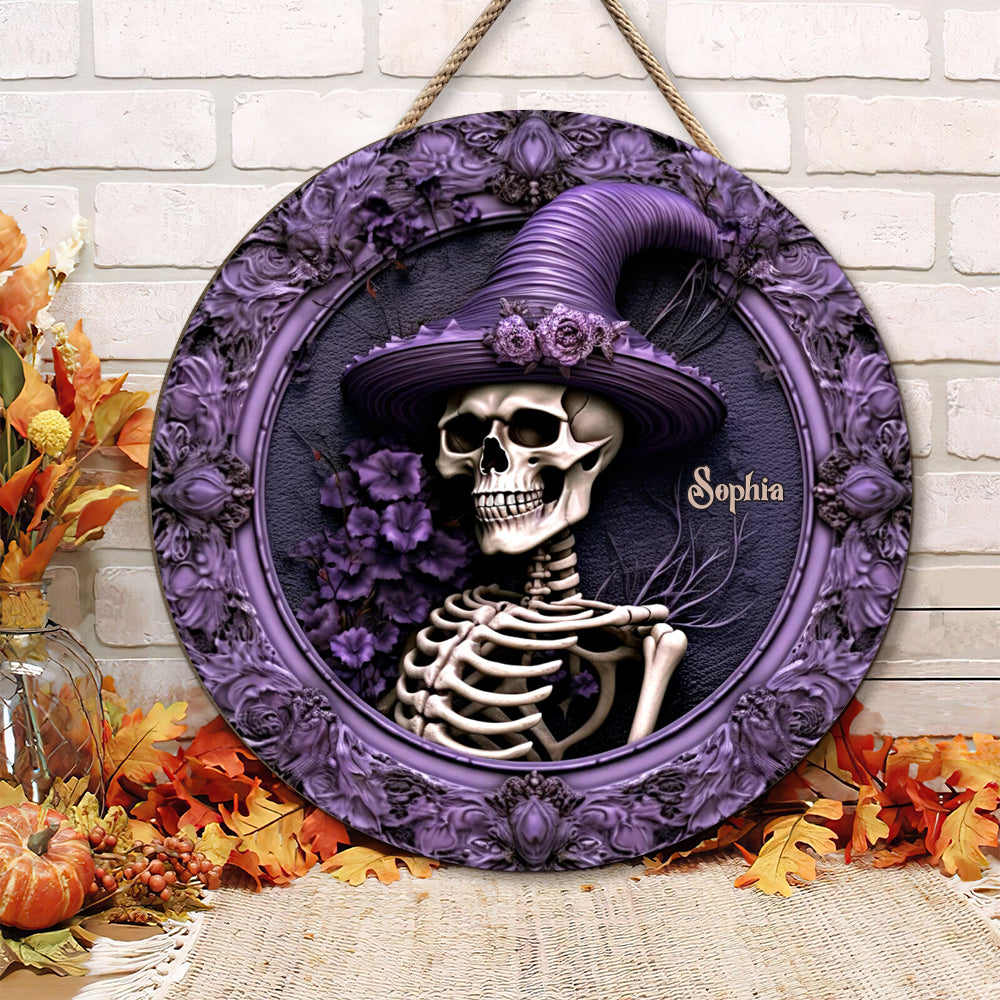 Halloween Skull Wood Sign, Home Decoration 02TOTN290824 - Wood Sign - GoDuckee