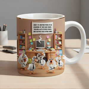 Silly Goose Coworker Mug Personalized Gifts For Coworkers 03KIDT221125 - Coffee Mug - GoDuckee