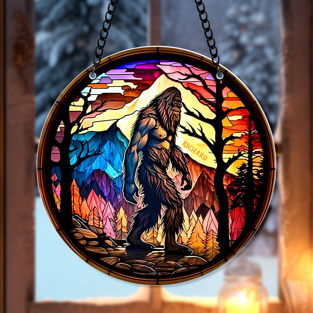 Personalized Big Foot Suncatcher Ornament 03acxx190824/06acqn230824 - Ornament - GoDuckee