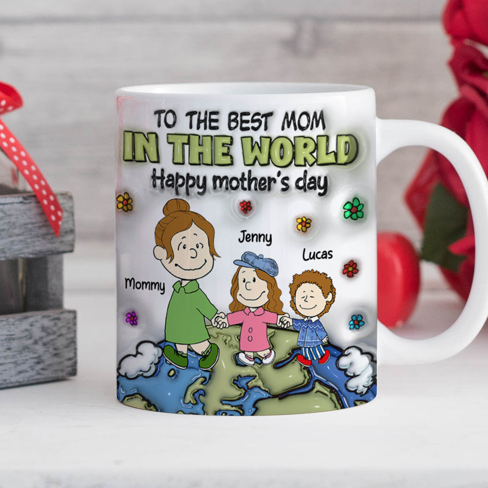 Personalized Gifts For Mom Coffee Mug 02totn100325hh The Best Mom In The World - Coffee Mug - GoDuckee
