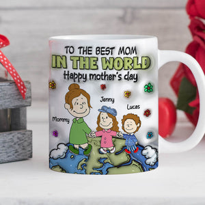 Personalized Gifts For Mom Coffee Mug 02totn100325hh The Best Mom In The World - Coffee Mug - GoDuckee