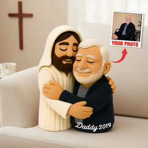 Jesus Heaven Pillow - Custom Photo Gifts For Memorial Christian Pillow 09HULU081225 - Pillow - GoDuckee