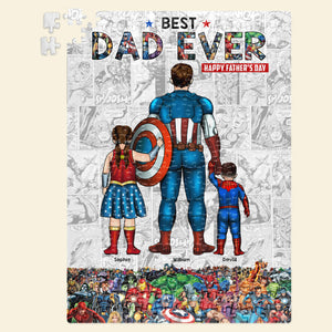 Personalized Gifts For Dad Jigsaw Puzzle 08qhqn060524pa Father's Day Gift - Jigsaw Puzzles - GoDuckee