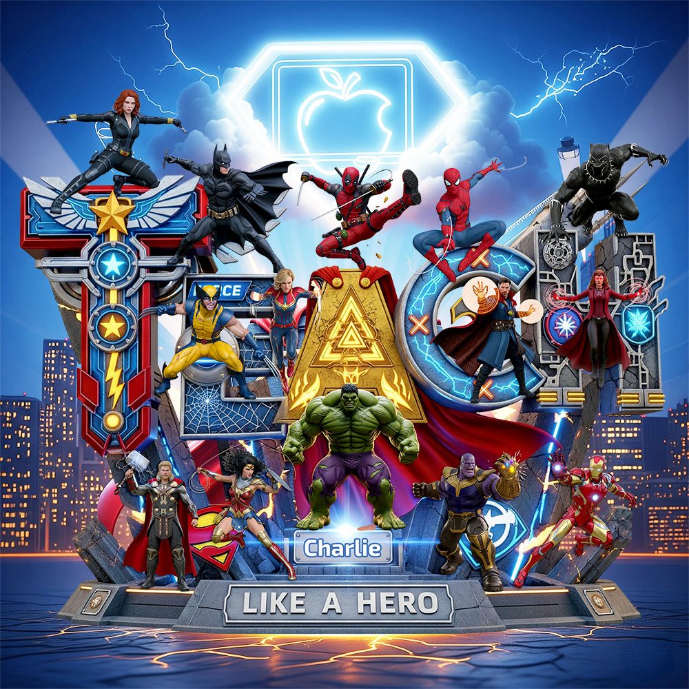 Hero Teacher Acrylic Plaque Personalized Gifts For Fans 03OHDT050625 - Shaped Plaques - GoDuckee