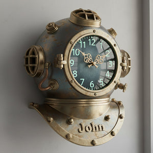 Personalized Gifts For Diver Lovers Acrylic Hanging Wall Clock 02HYTN261225 - Hanging Wall Clock - GoDuckee