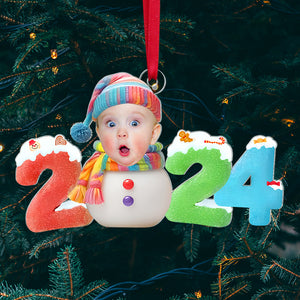 Custom Photo Gifts For Kids Christmas Ornament 01katn011124 Baby First Christmas - Ornament - GoDuckee