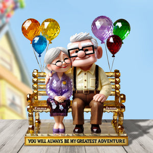 Romantic Couple Acrylic Plaque Personalized Gifts For Couple 04TGDT030525 - Shaped Plaques - GoDuckee